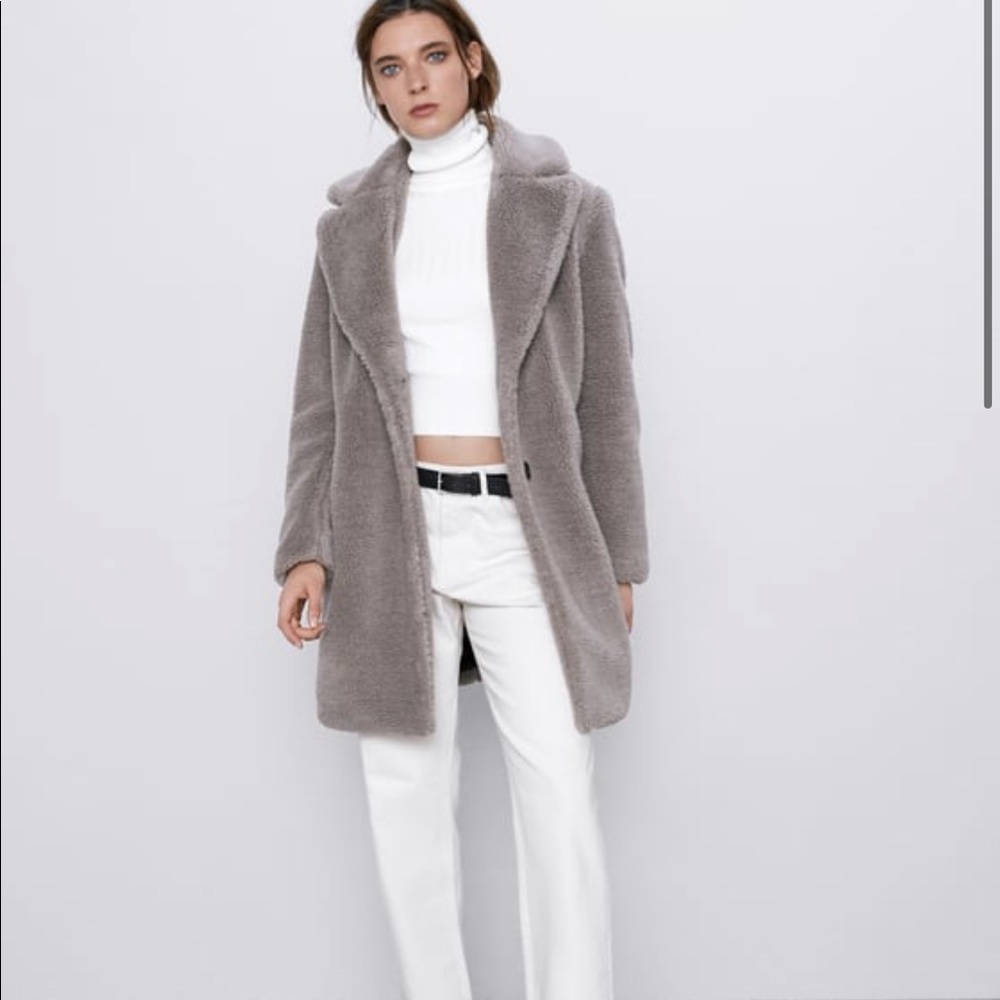NWT Zara fleece jacket